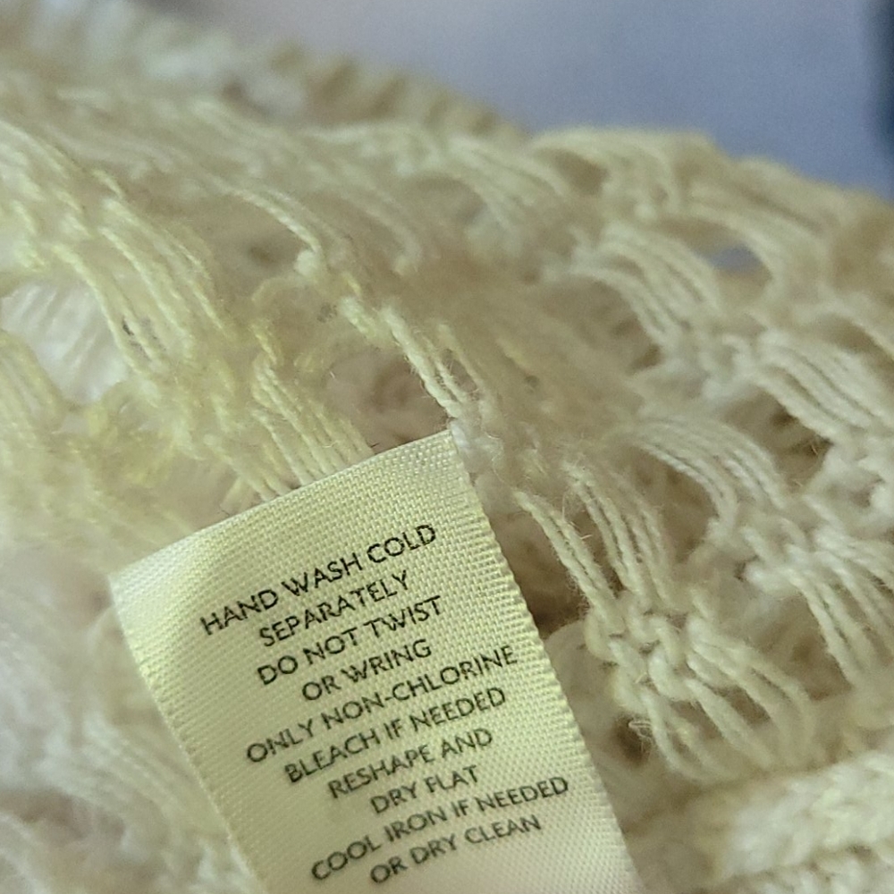 J.JILL | 3/4 SL FISHNET KNIT SWEATER, SZ L - Picture 12 of 12